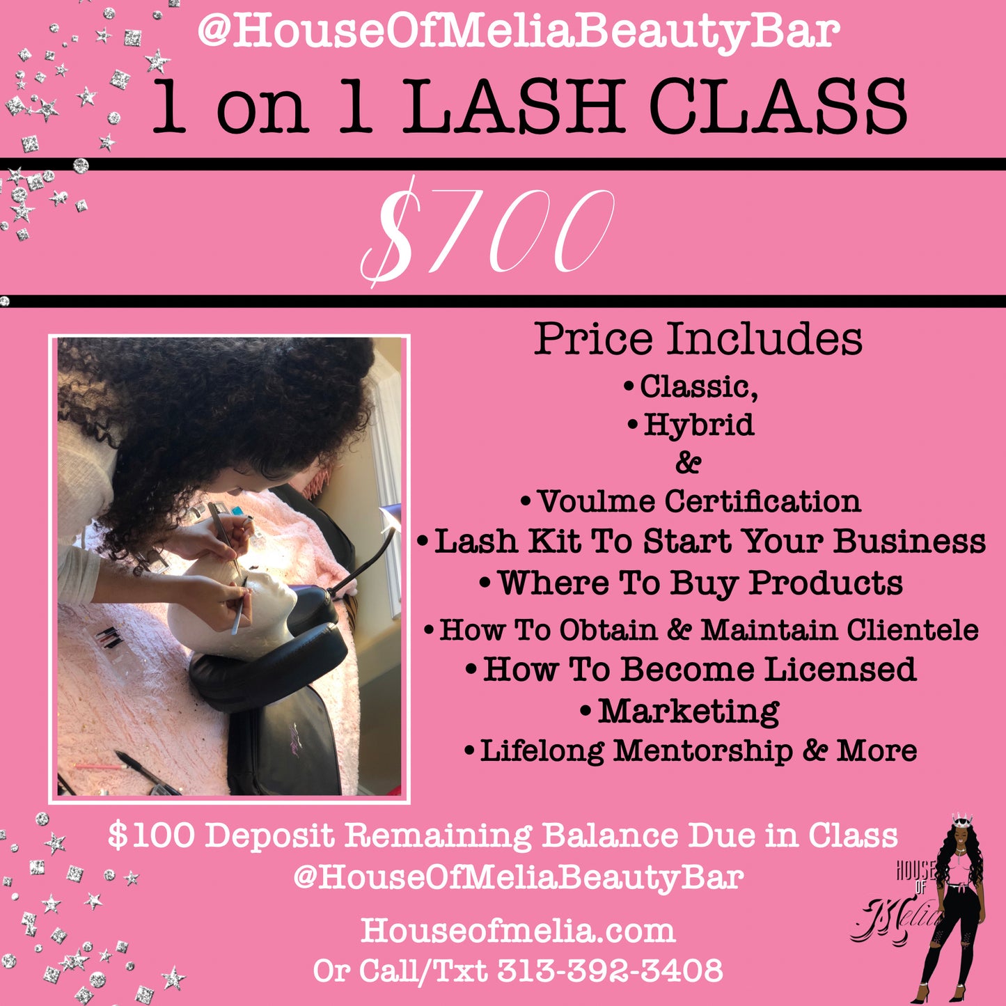 1 on 1 Lash Training