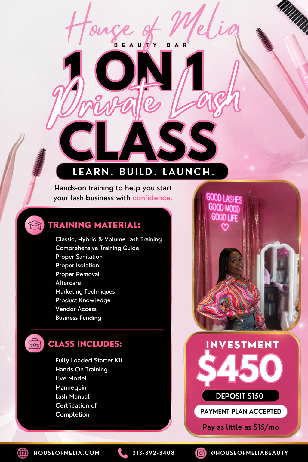 1 on 1 Lash Training